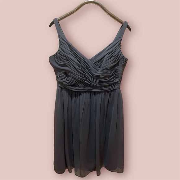 David’s Bridal Grey Dress - Picture 1 of 6